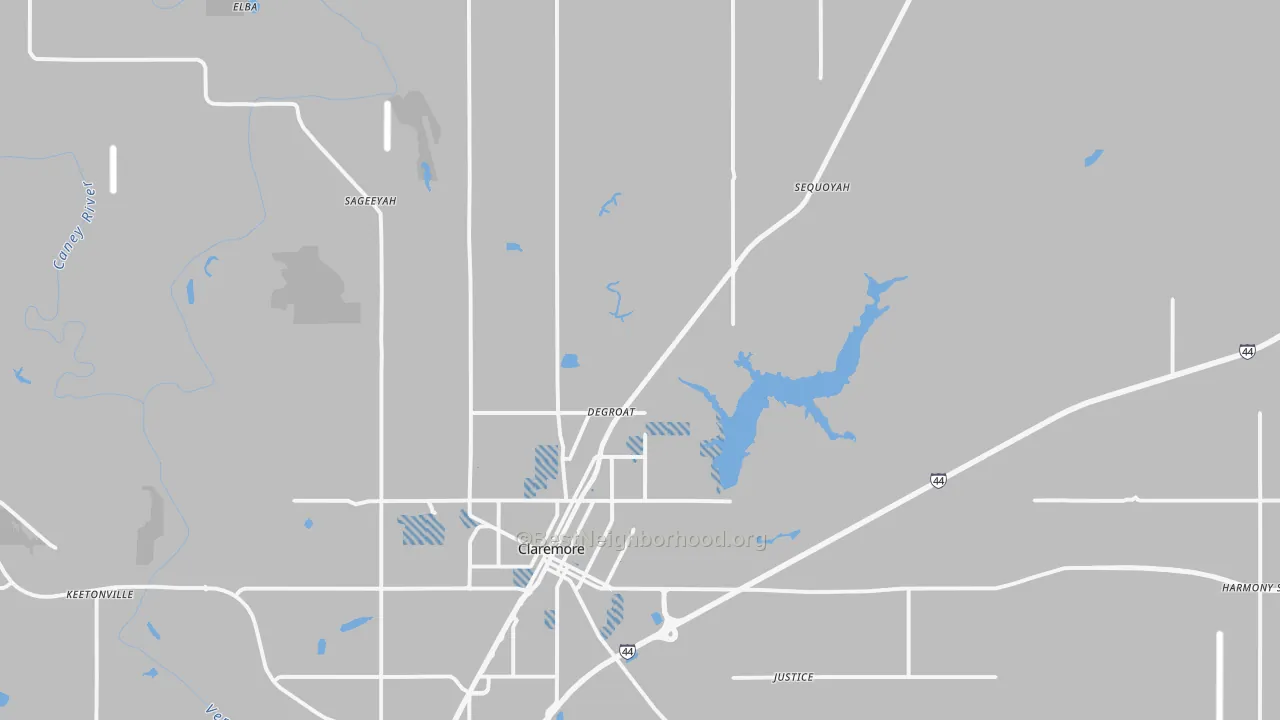 Transit Grade map of 74017, OK