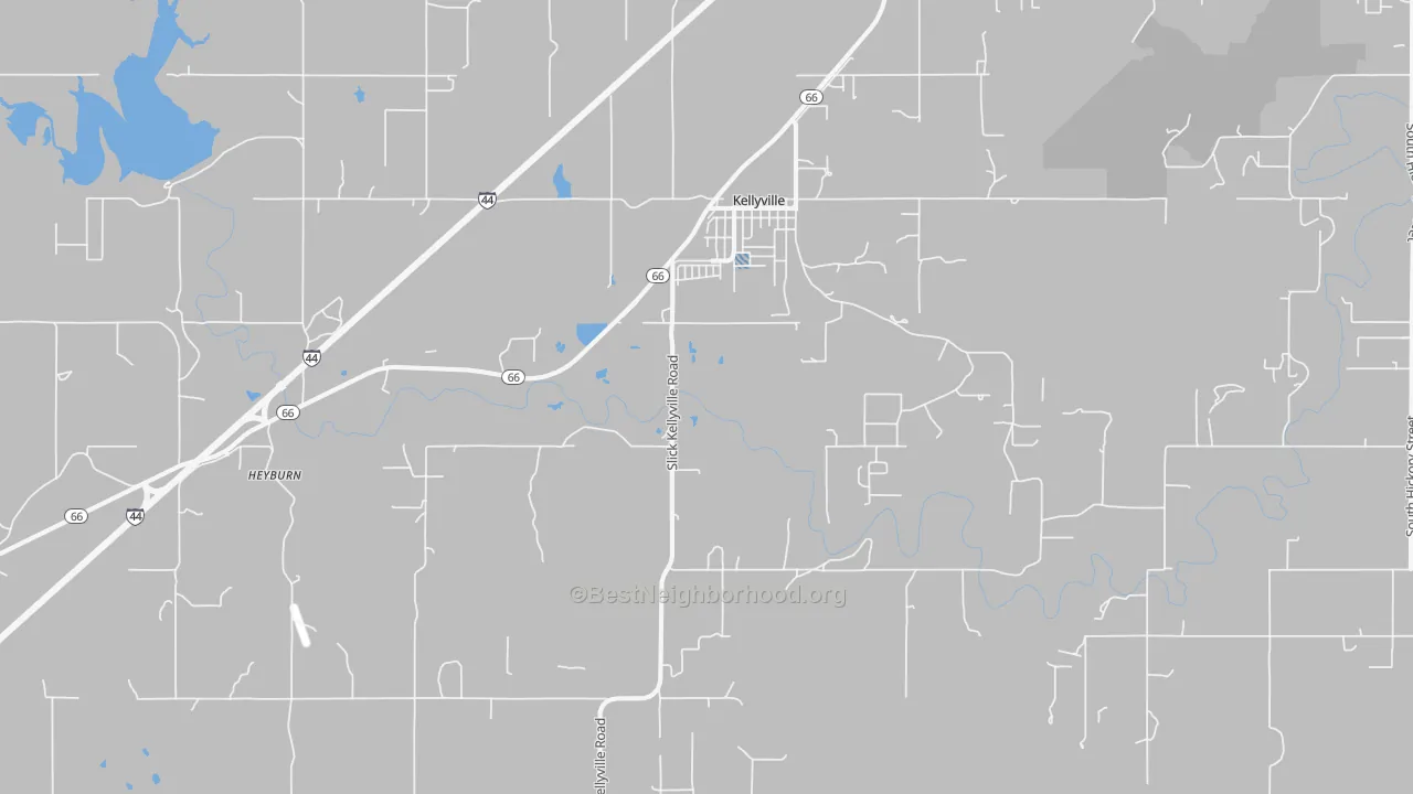 Transit Grade map of 74039, OK