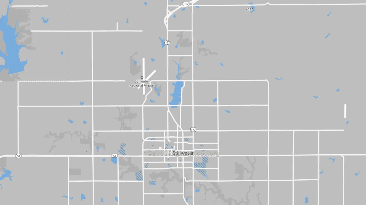 Transit Grade map of 74075, OK