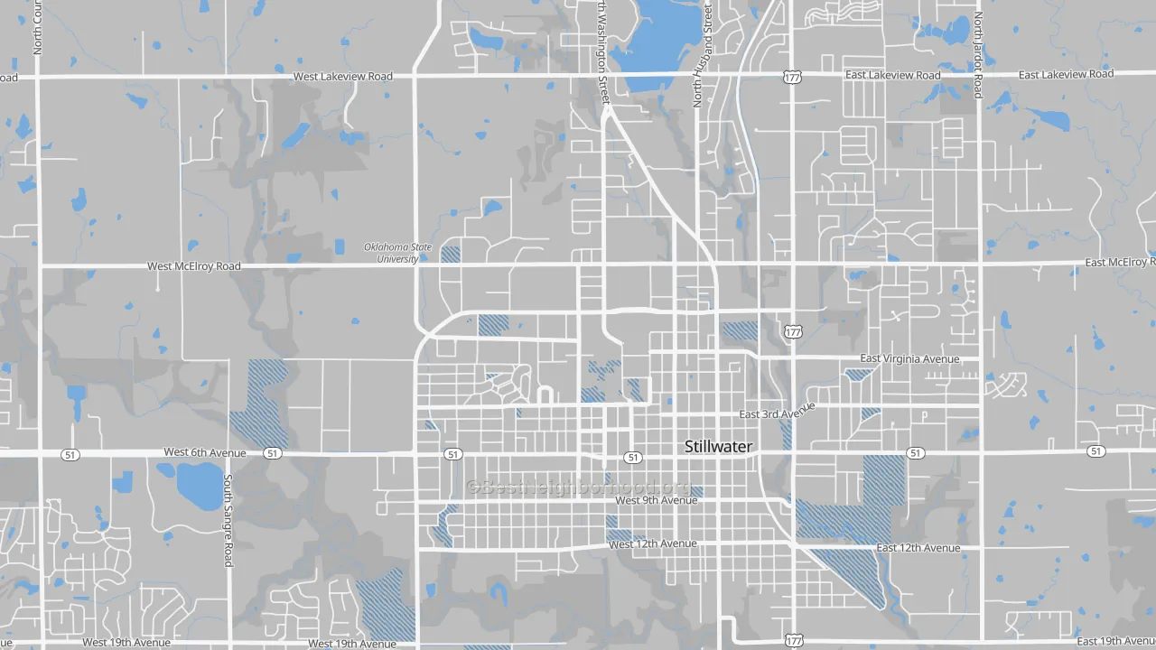 Transit Grade map of 74078, OK