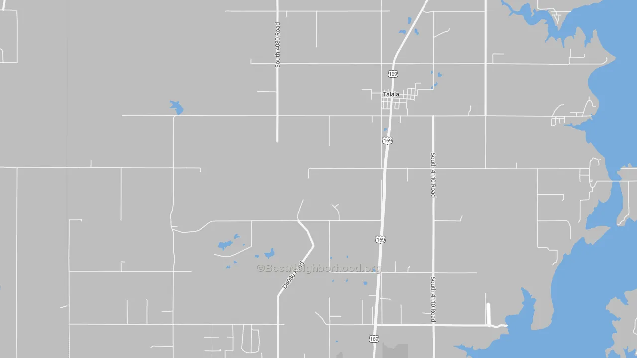 Transit Grade map of 74080, OK