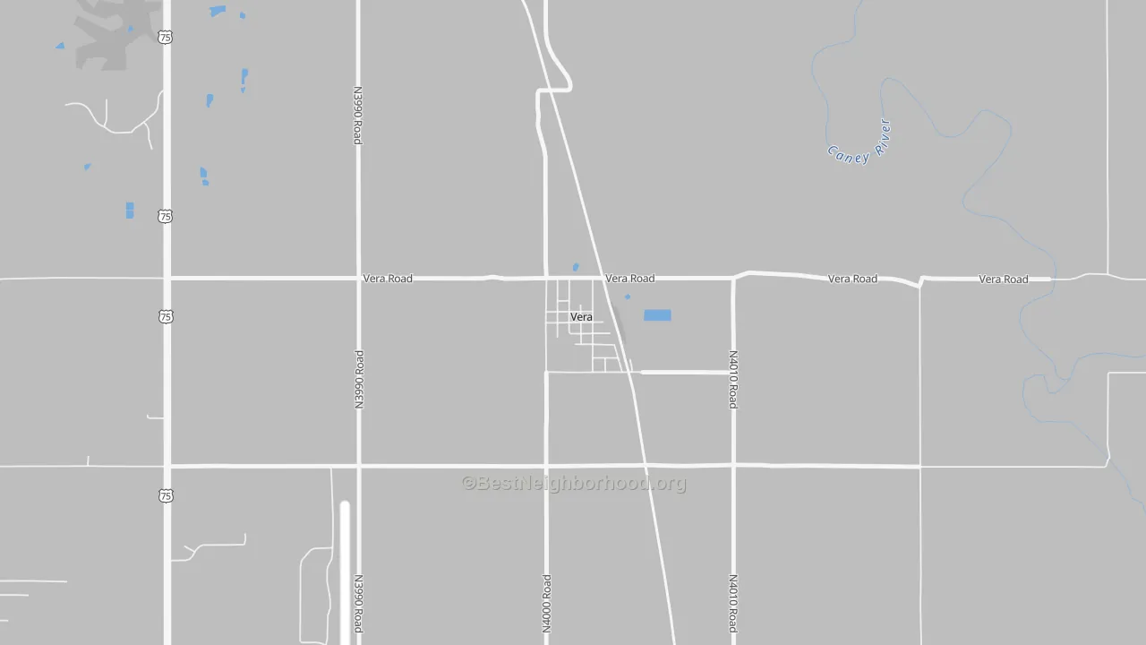 Transit Grade map of 74082, OK