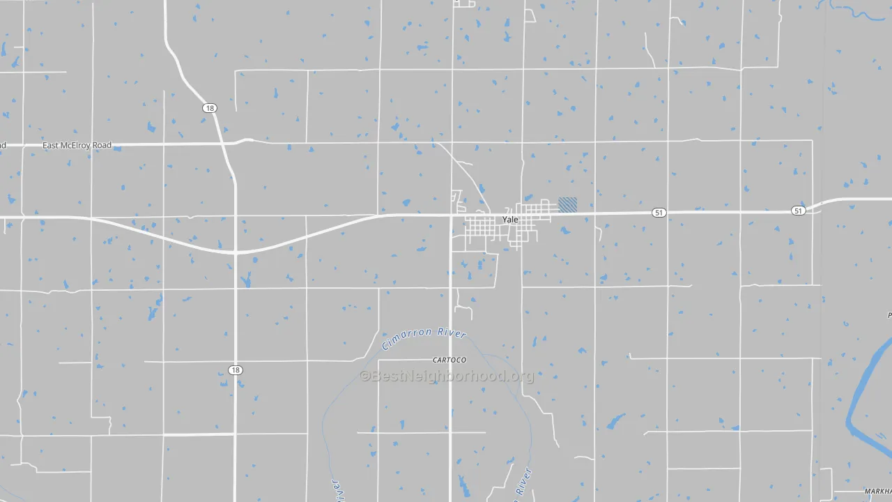 Transit Grade map of 74085, OK