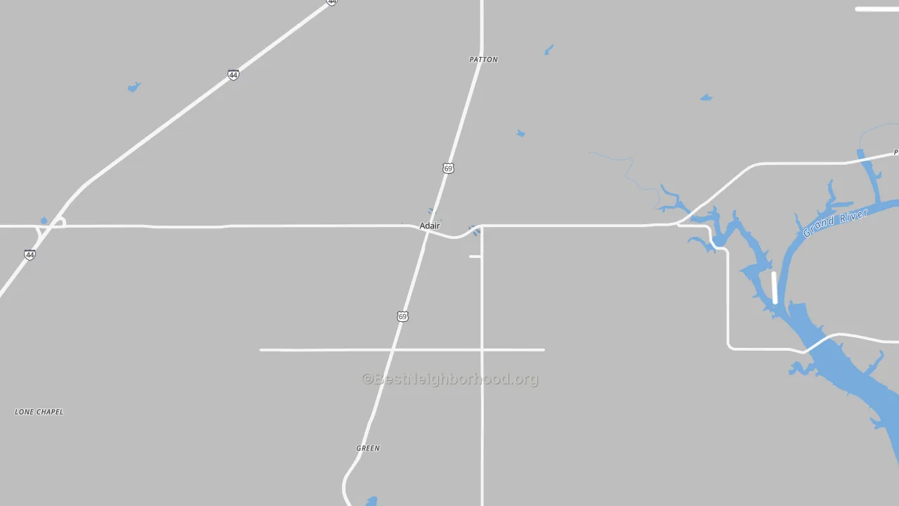 Transit Grade map of 74330, OK