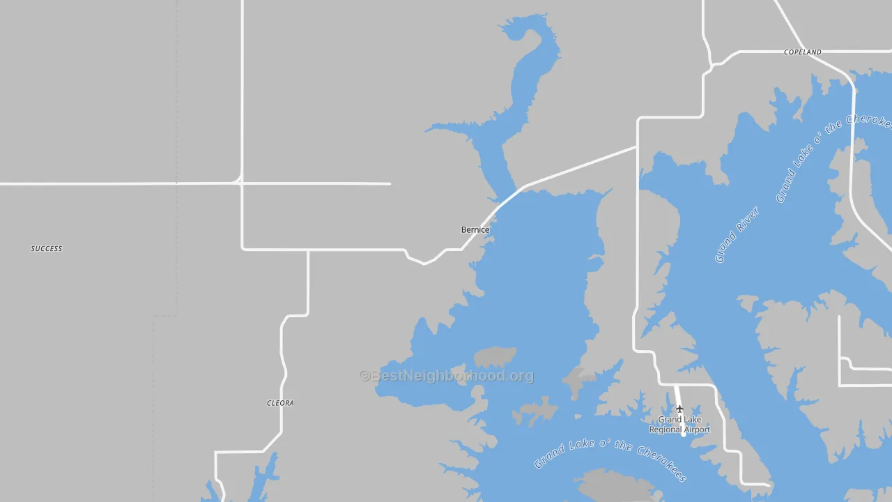 Transit Grade map of 74331, OK