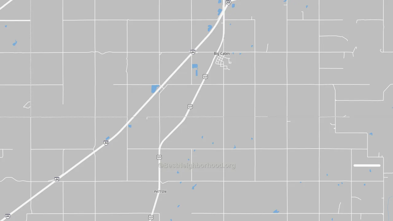 Transit Grade map of 74332, OK