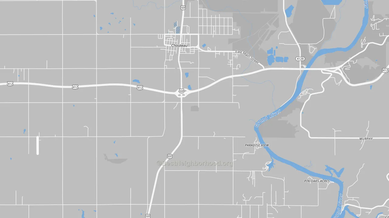 Transit Grade map of 74337, OK