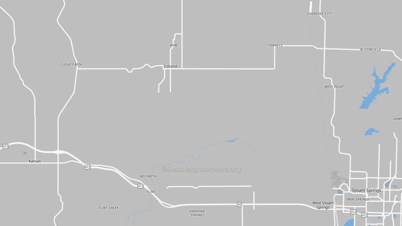 Transit Grade map of 74338, OK