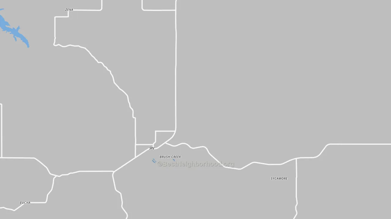 Transit Grade map of 74346, OK