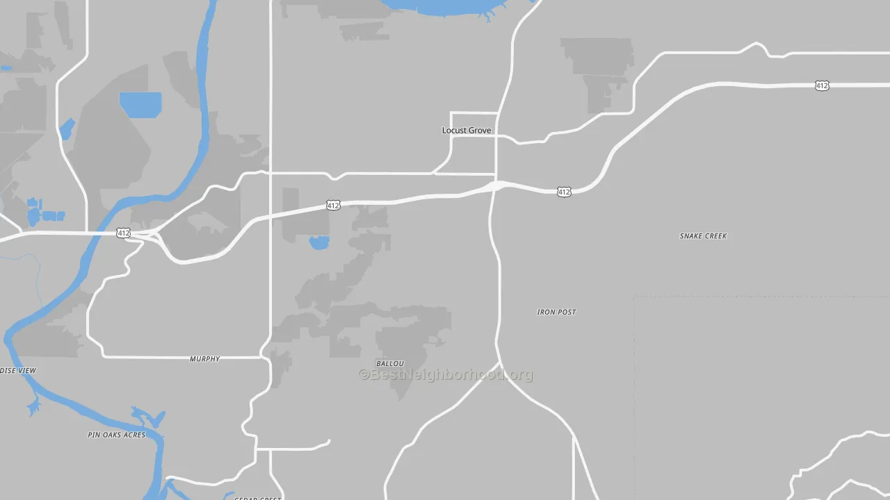 Transit Grade map of 74352, OK