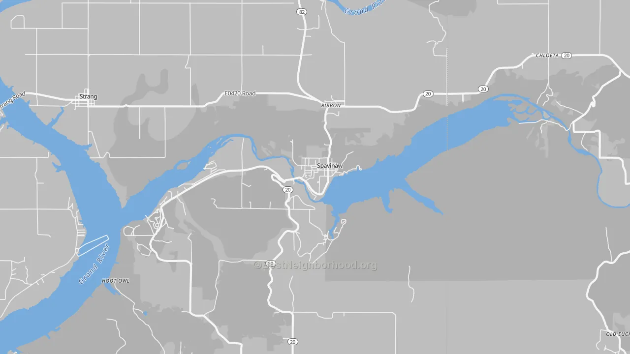 Transit Grade map of 74366, OK