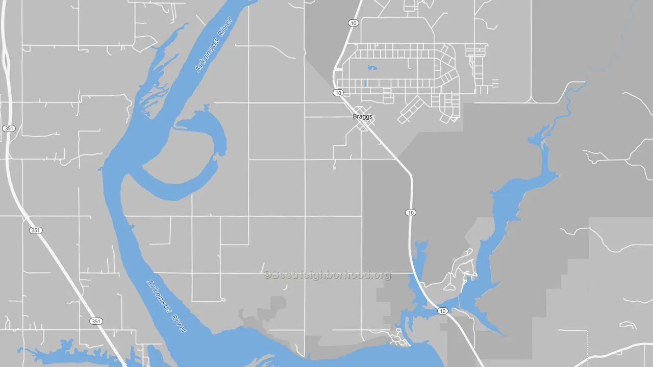 Transit Grade map of 74423, OK