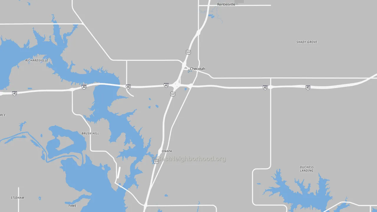 Transit Grade map of 74426, OK