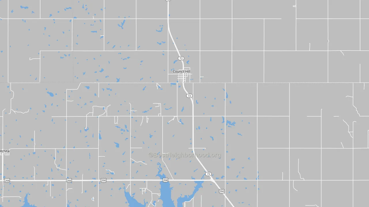 Transit Grade map of 74428, OK