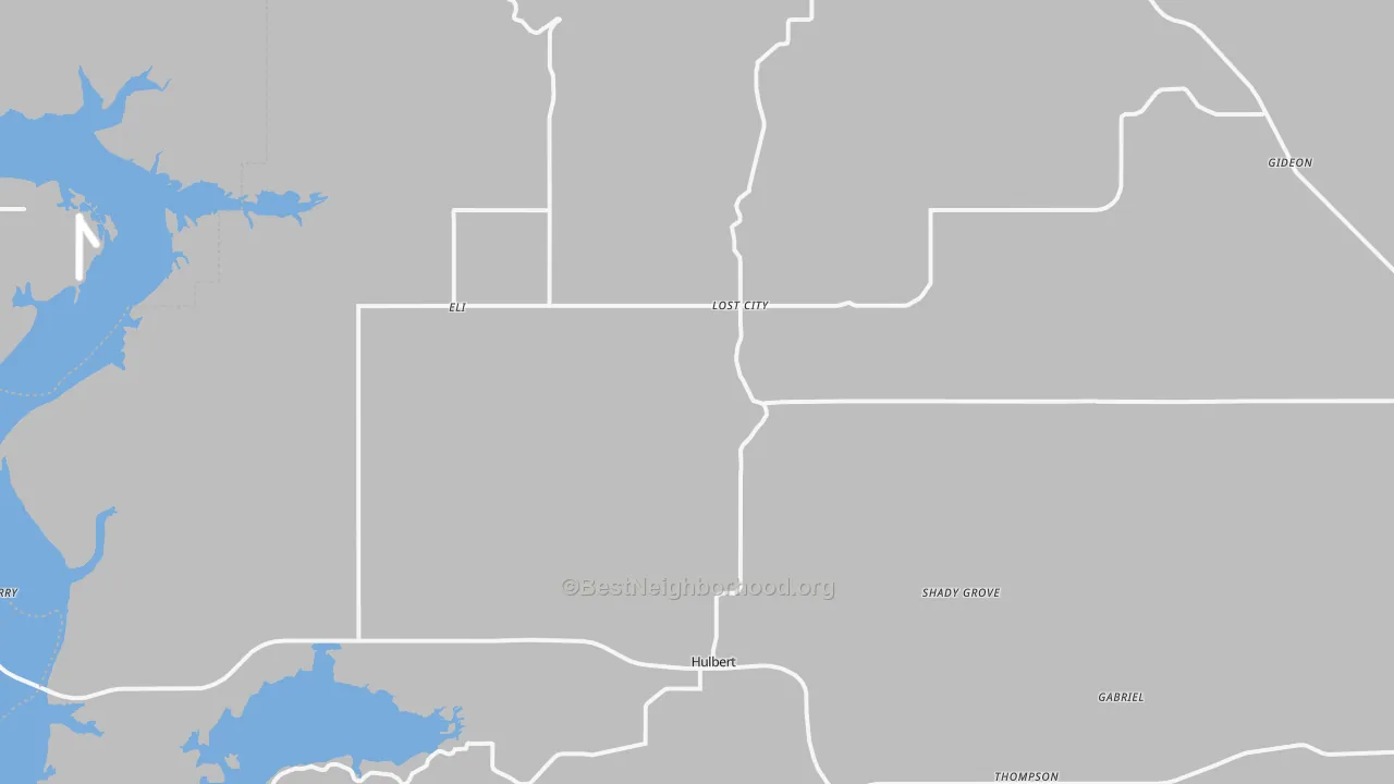 Transit Grade map of 74441, OK