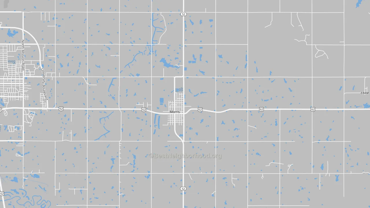 Transit Grade map of 74445, OK