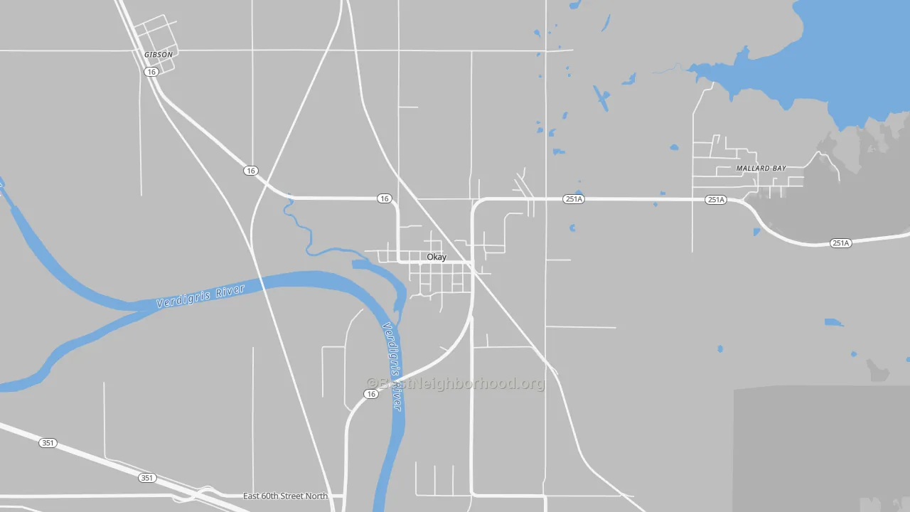 Transit Grade map of 74446, OK