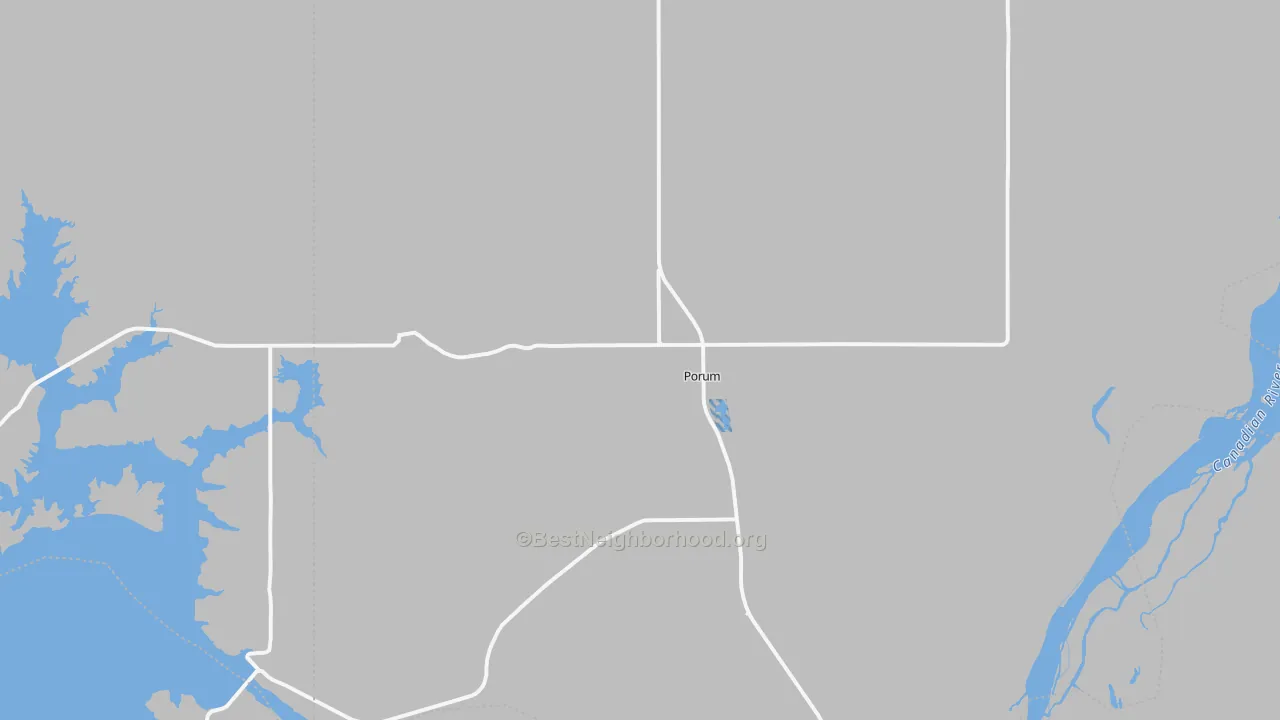 Transit Grade map of 74455, OK