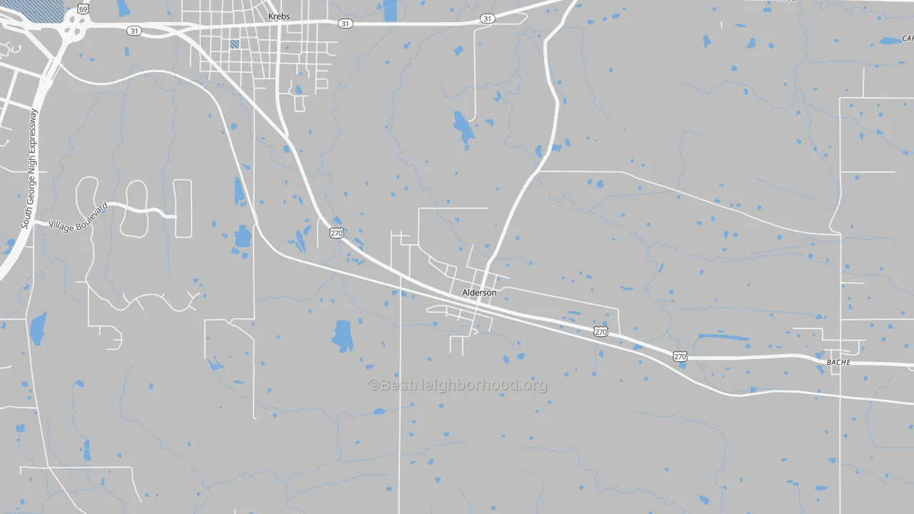 Transit Grade map of 74522, OK