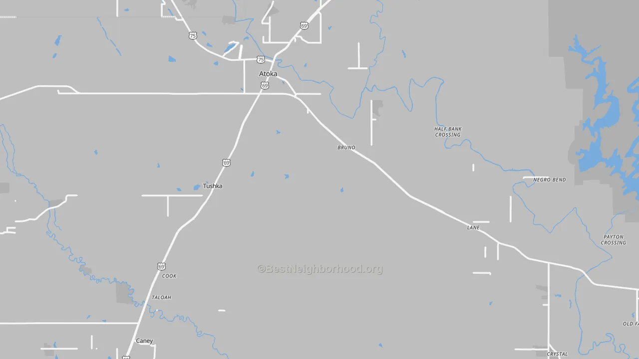 Transit Grade map of 74525, OK