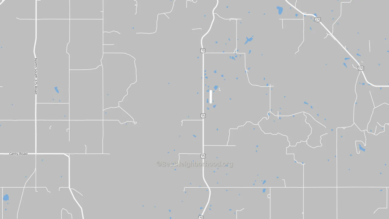 Transit Grade map of 74531, OK