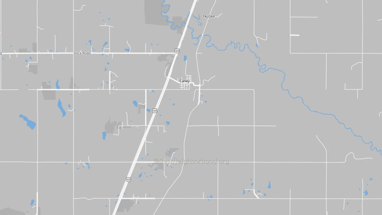 Transit Grade map of 74533, OK