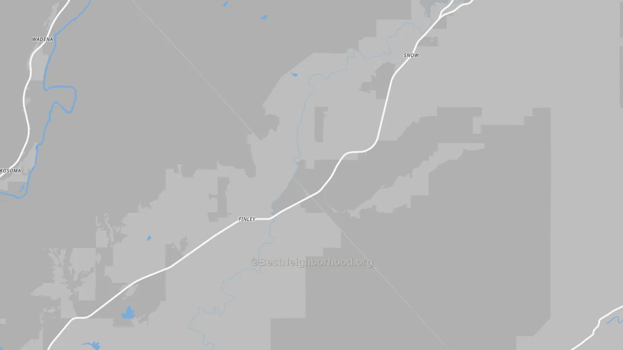 Transit Grade map of 74543, OK
