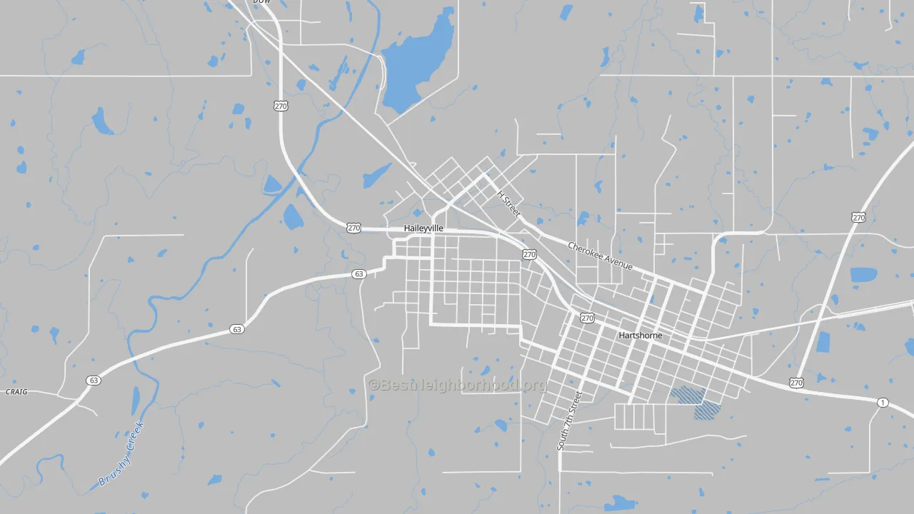 Transit Grade map of 74546, OK