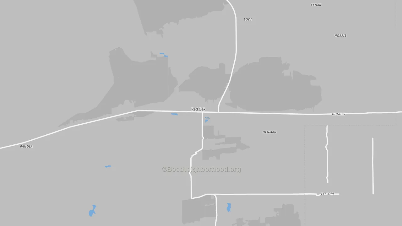 Transit Grade map of 74563, OK