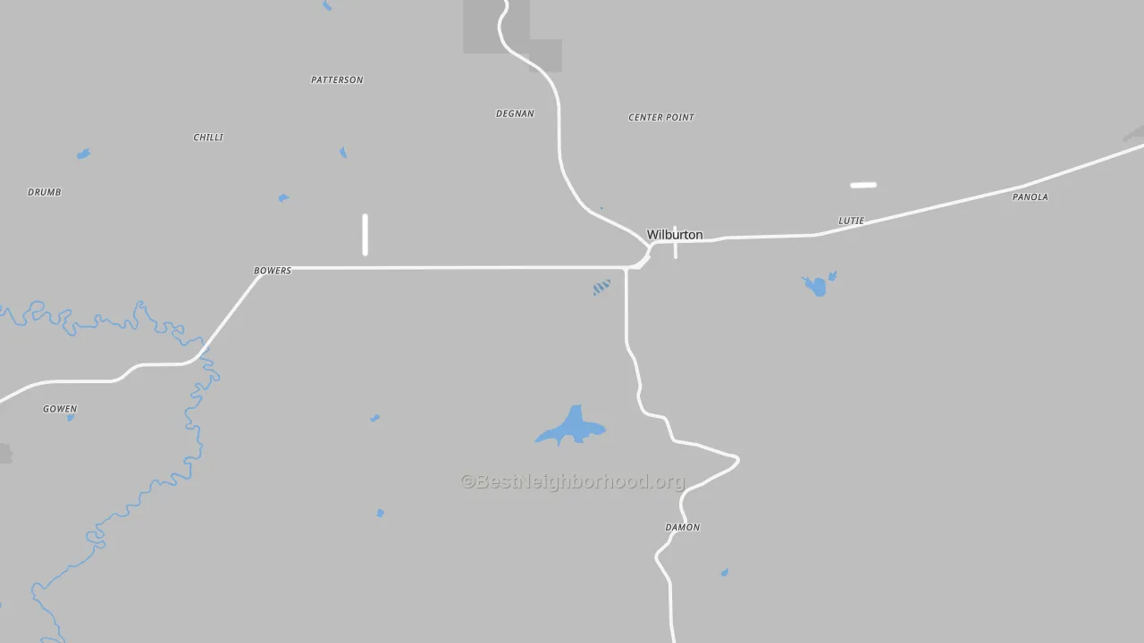 Transit Grade map of 74578, OK