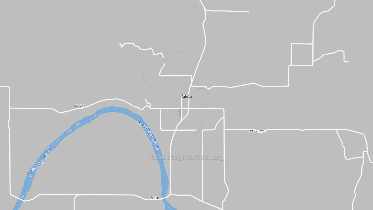 Transit Grade map of 74637, OK