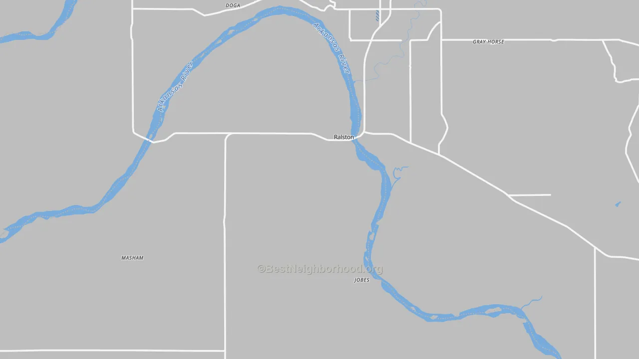 Transit Grade map of 74650, OK