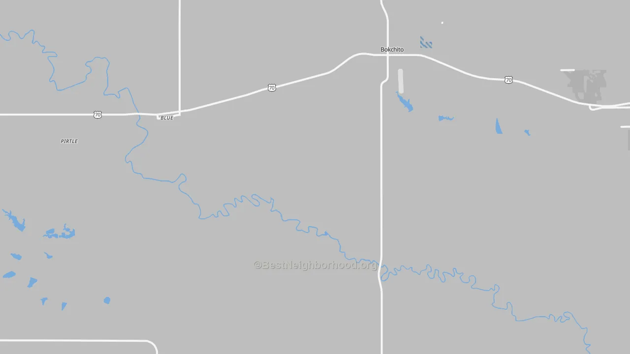 Transit Grade map of 74726, OK