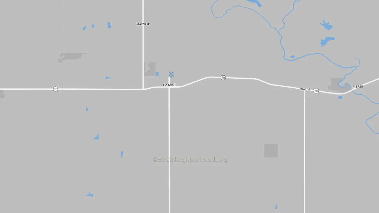 Transit Grade map of 74727, OK