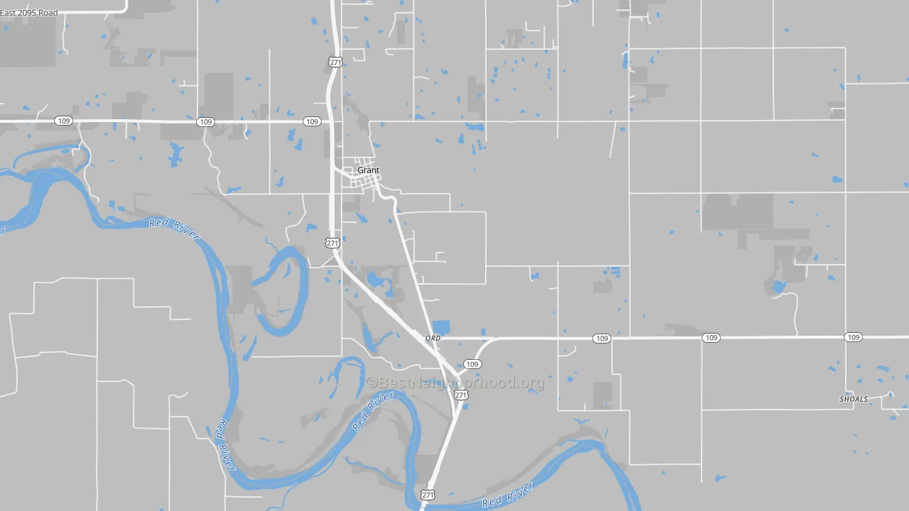 Transit Grade map of 74738, OK