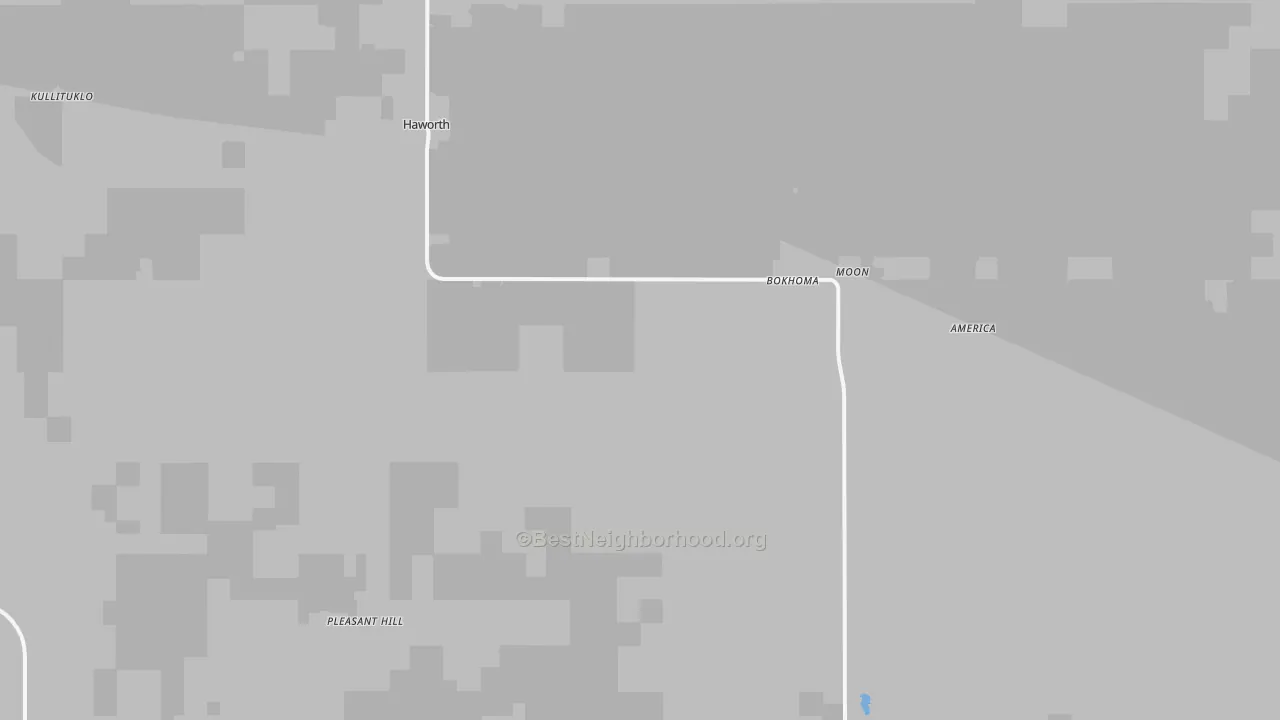 Transit Grade map of 74740, OK