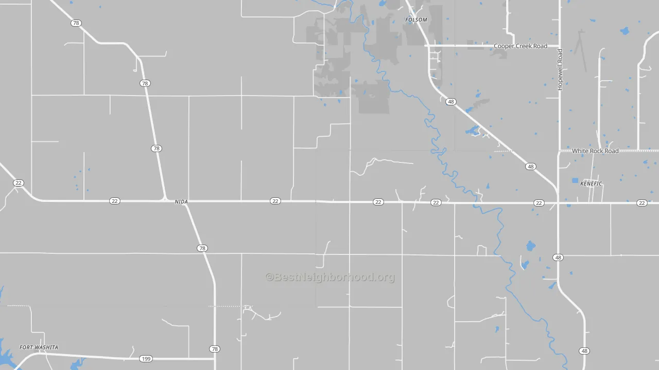 Transit Grade map of 74748, OK