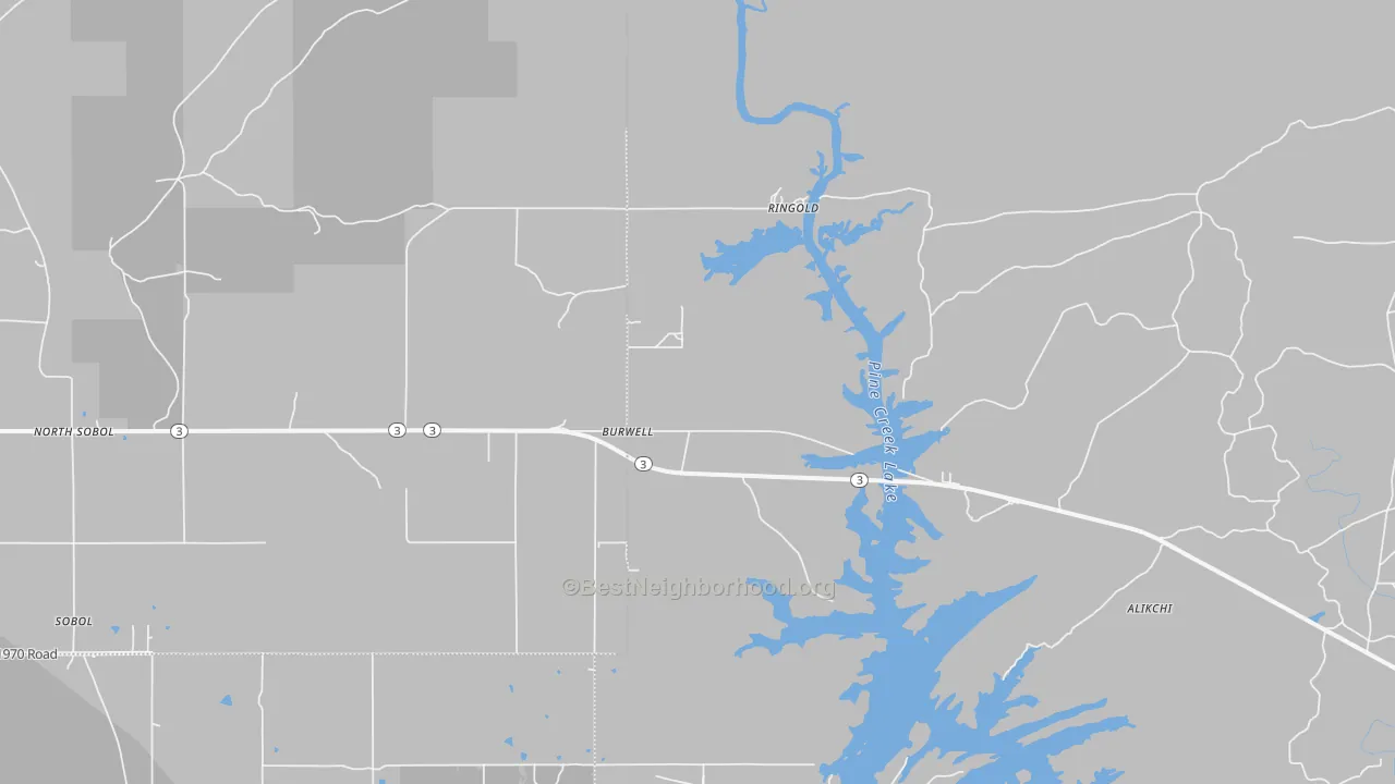 Transit Grade map of 74754, OK