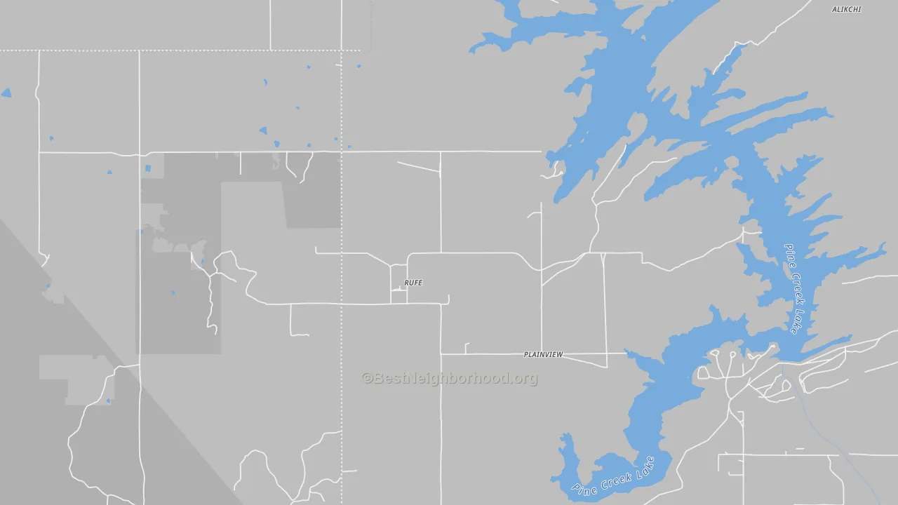 Transit Grade map of 74755, OK