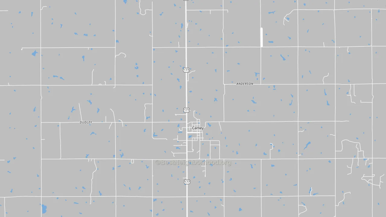 Transit Grade map of 74832, OK