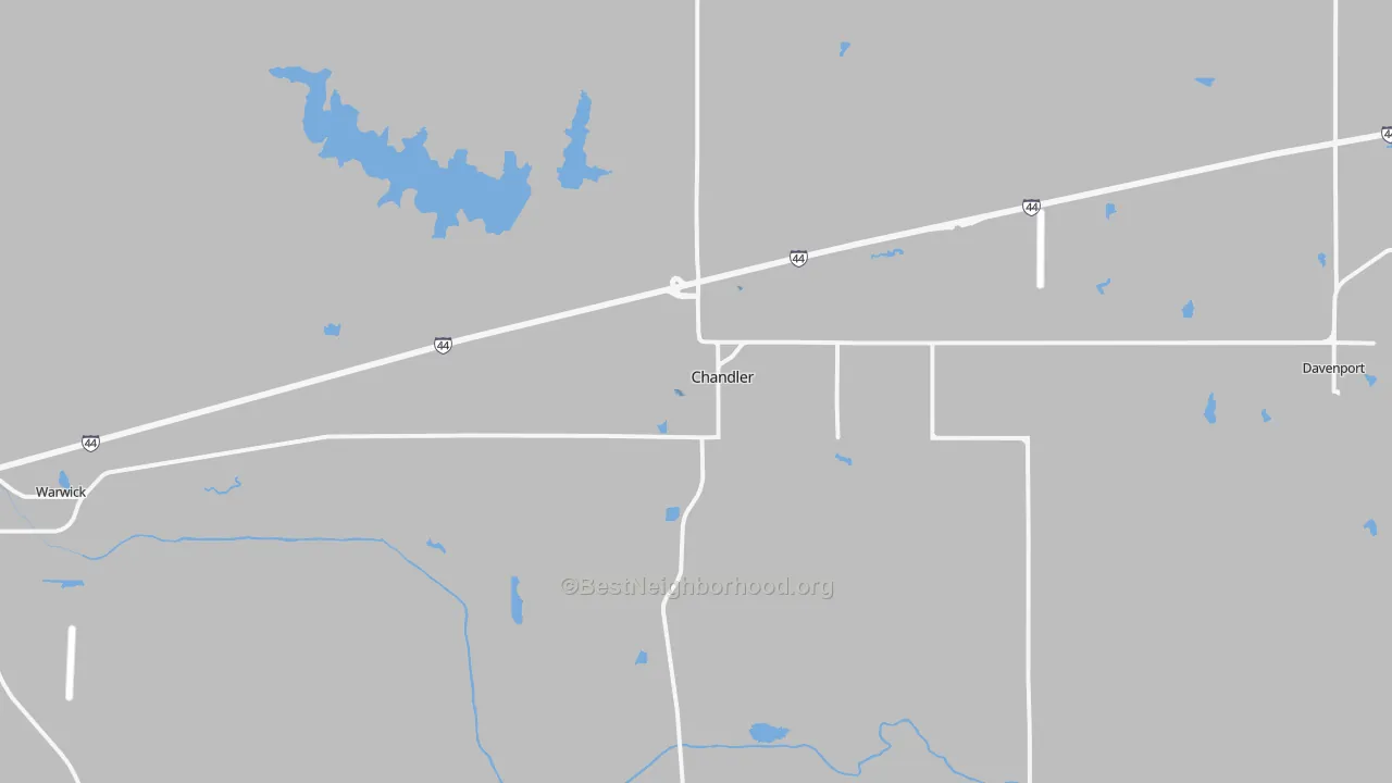 Transit Grade map of 74834, OK