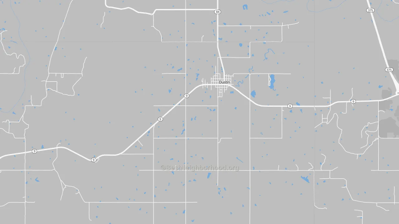 Transit Grade map of 74839, OK