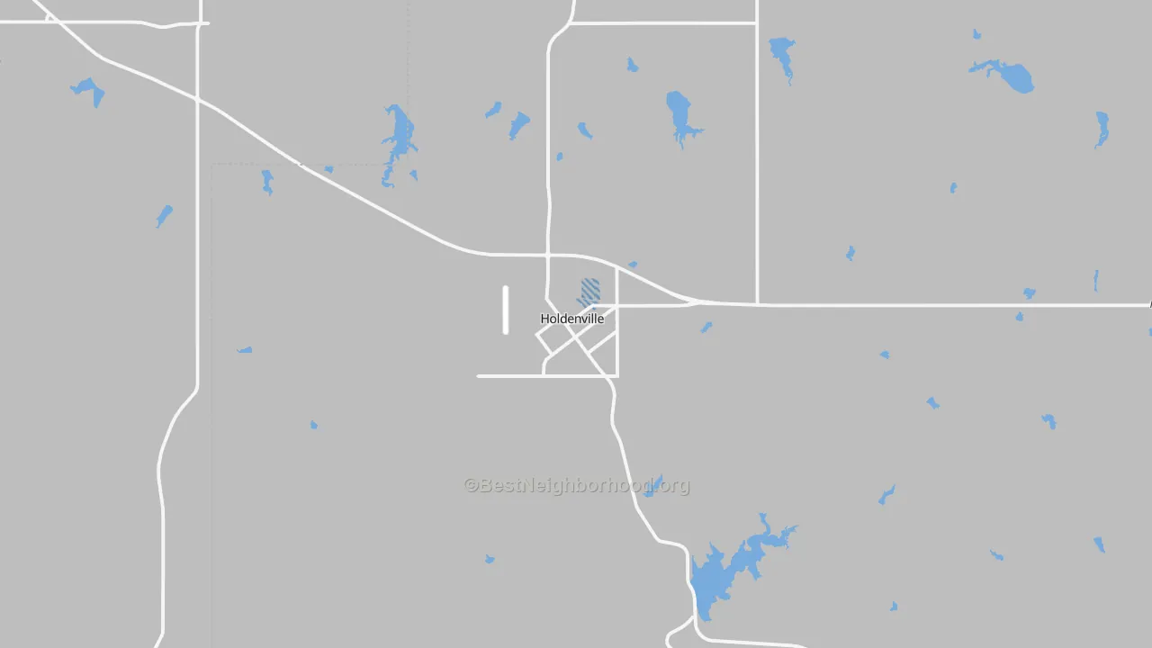 Transit Grade map of 74848, OK