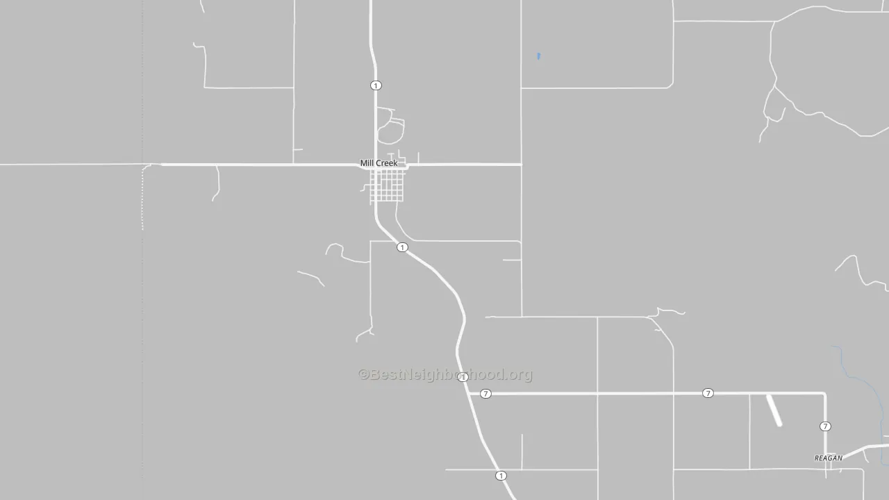 Transit Grade map of 74856, OK