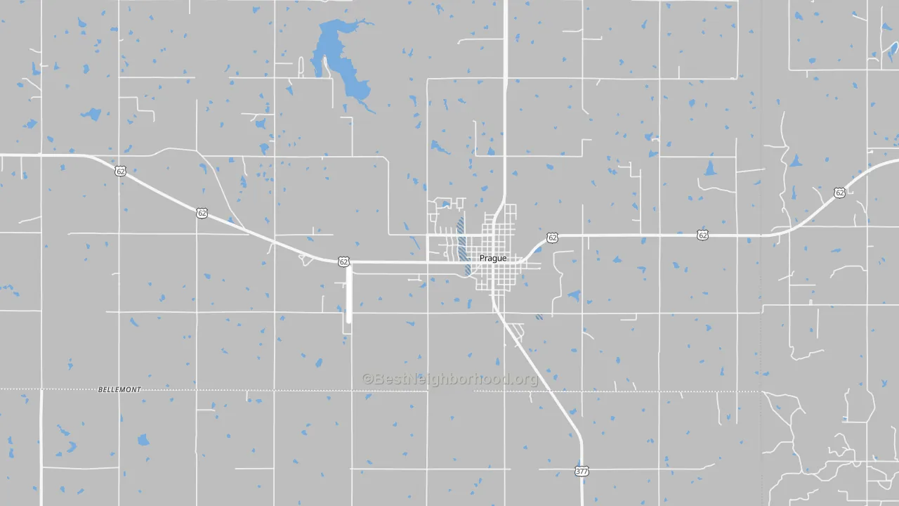 Transit Grade map of 74864, OK