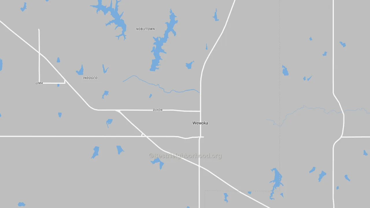 Transit Grade map of 74884, OK