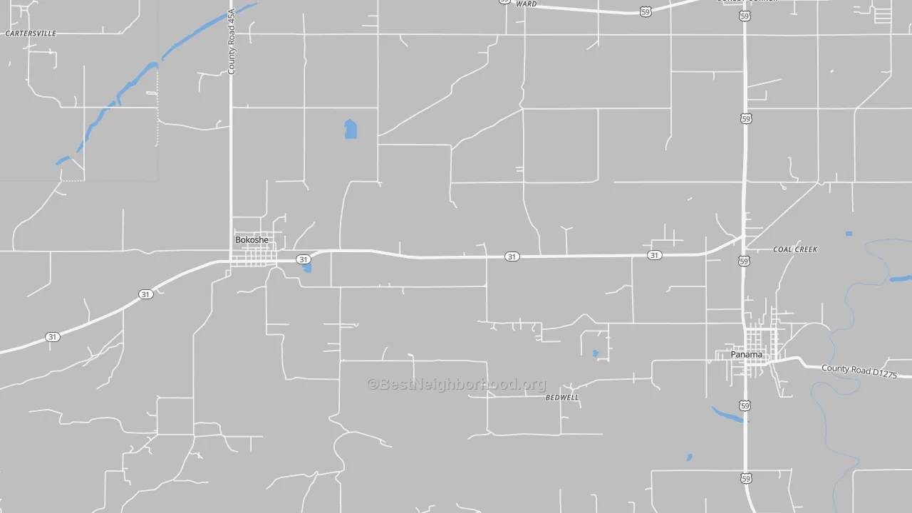 Transit Grade map of 74930, OK