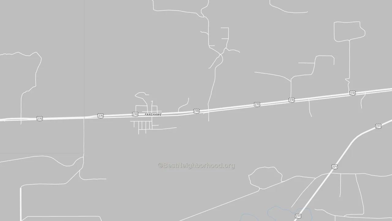 Transit Grade map of 74935, OK