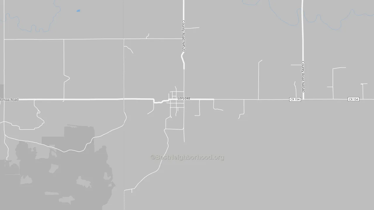 Transit Grade map of 74942, OK