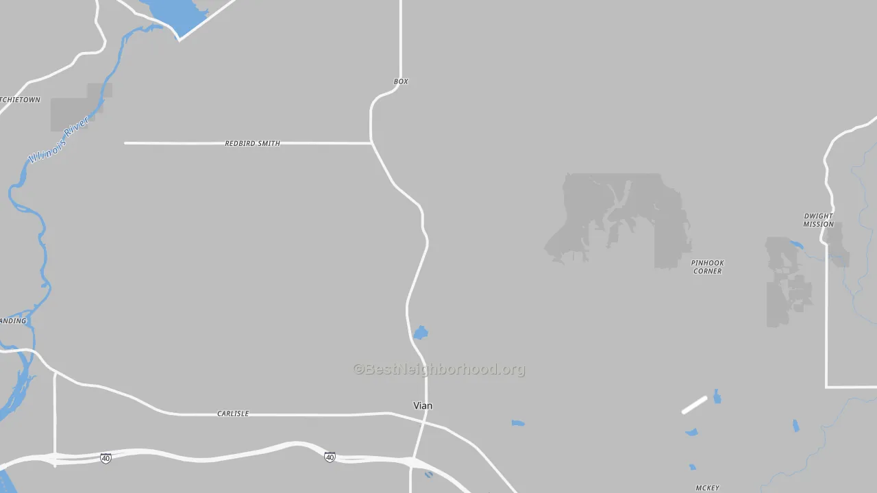 Transit Grade map of 74962, OK